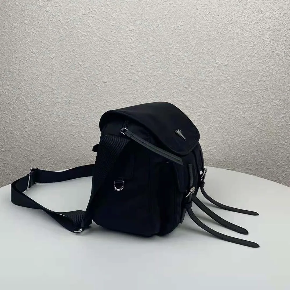 Prada Nylon Shoulder Bag for Women in Black