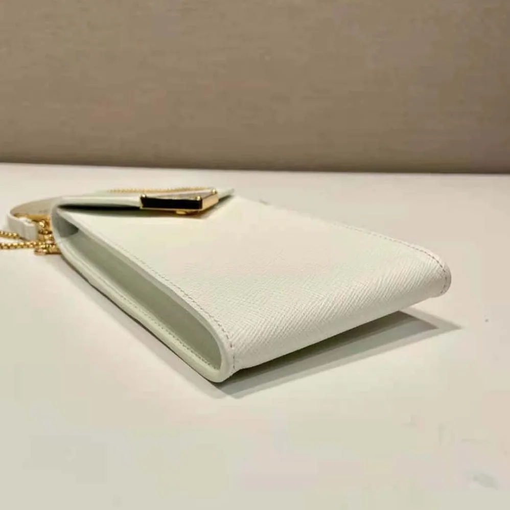 Prada Saffiano Leather Mini-Bag for Women in White