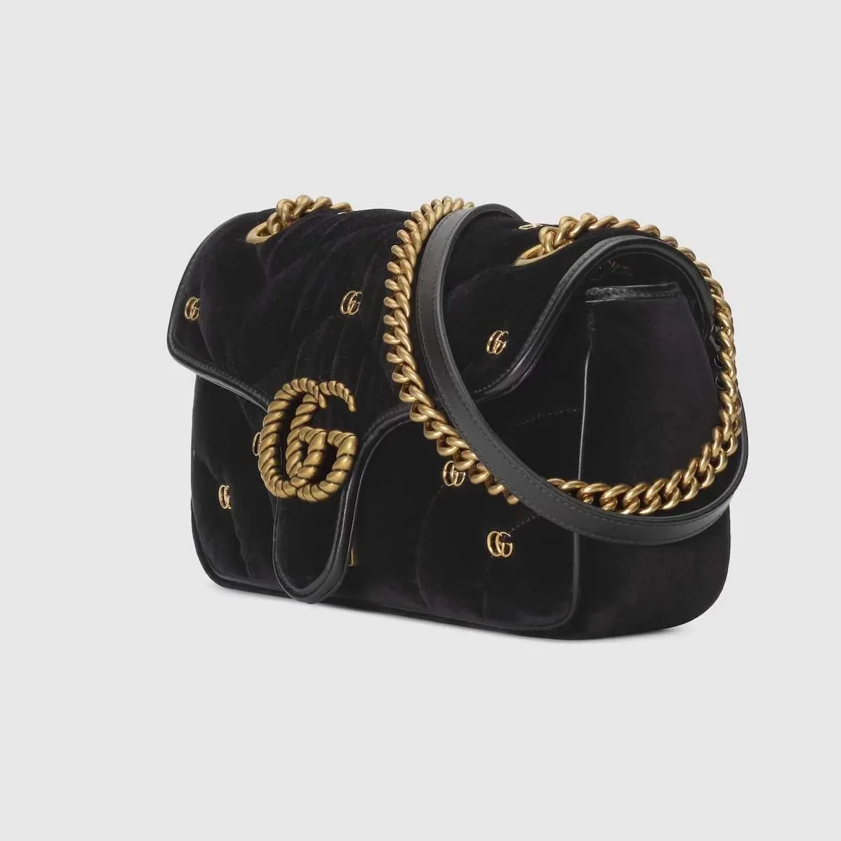 Gucci GG Marmont Small Green Shoulder Bag FACK2 1000- 10 Inches/ Gucci GG Marmont Small Green Shoulder Bag FACK2 1000- 10 Inches/