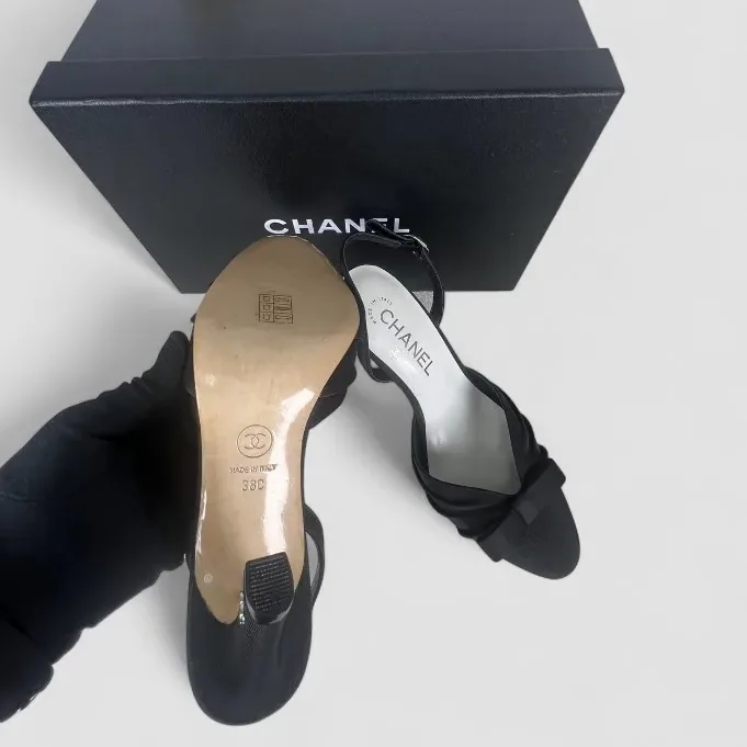 Chanel Slingbacks Black Chanel Slingbacks Black