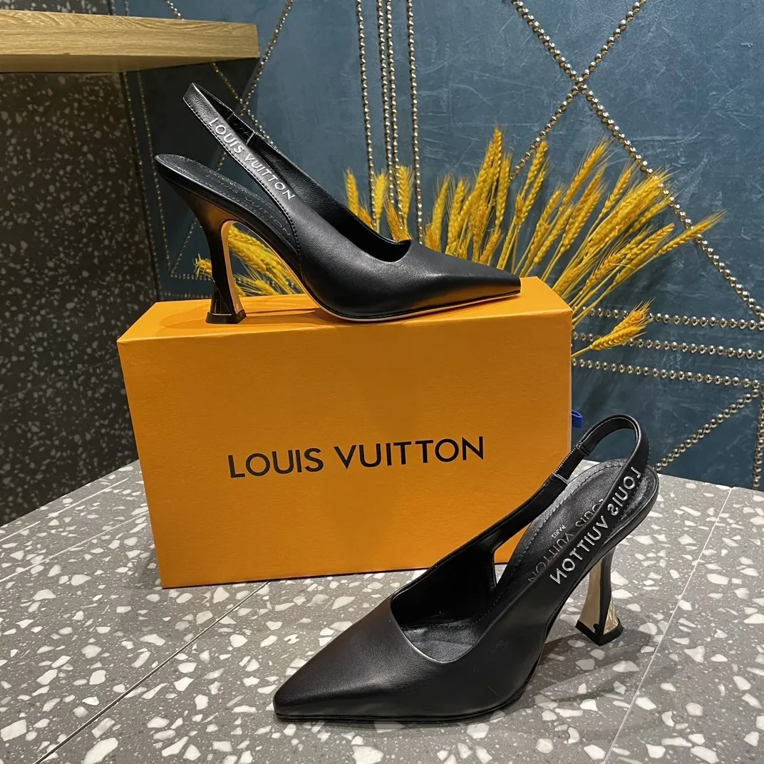 Louis Vuitton Sparkle Slingback Pump Beige 1AB1GQ