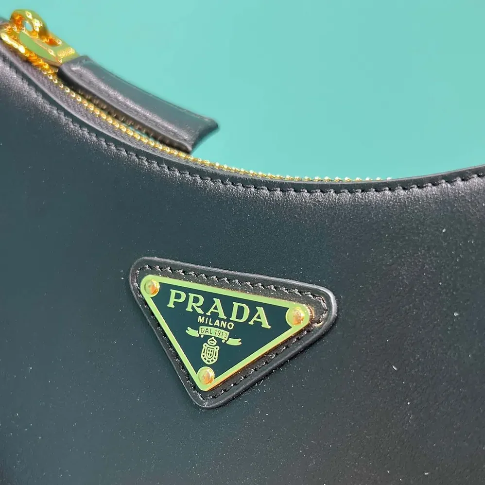 Prada Arqué Mini Leather Shoulder Bag for Women Prada Arqué Mini Leather Shoulder Bag for Women
