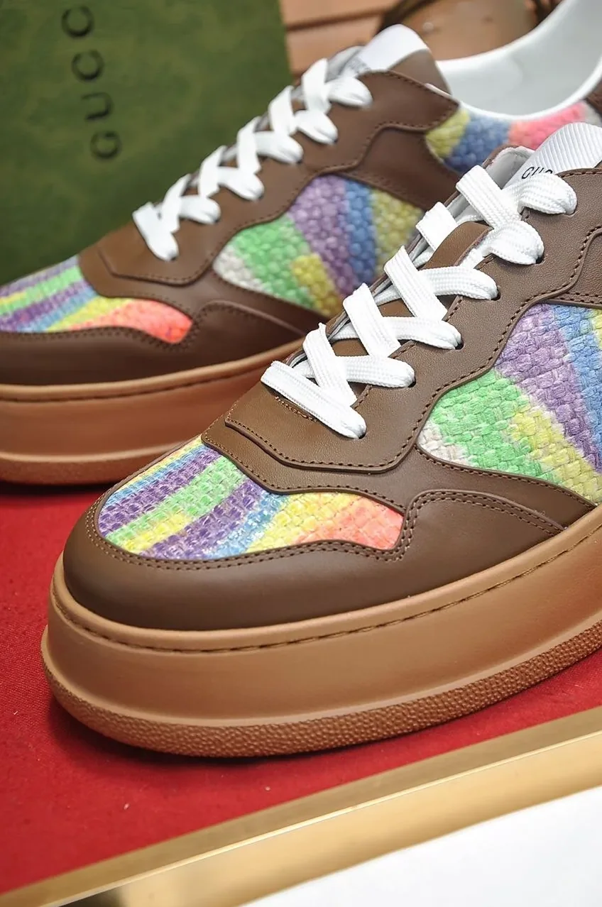 Gucci Sneaker With Pale Rainbow Brown for Men