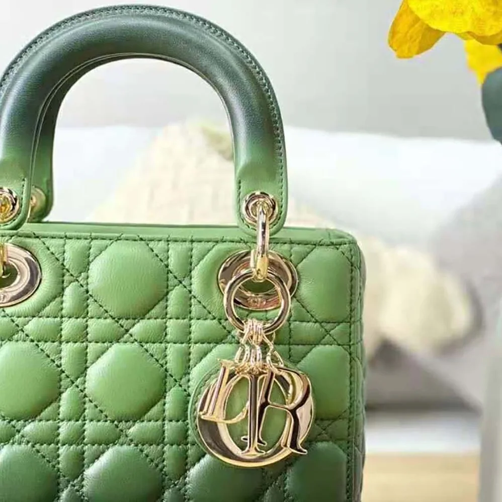 Dior my Abcdior Bag Green Gradient Cannage Lambskin for Women Dior my Abcdior Bag Green Gradient Cannage Lambskin for Women