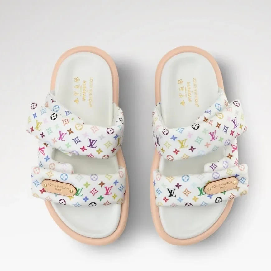 Louis Vuitton LV x TM Pool Pillow Comfort Mules White 1AJNEW