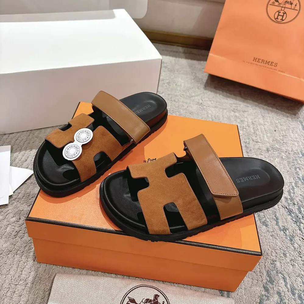 Hermes Chypre Sandal for Unisex in Brown Hermes Chypre Sandal for Unisex in Brown