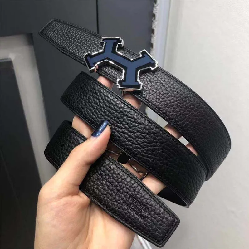 Hermes Street H Belt Buckle & Reversible Leather Strap 32 mm for Men