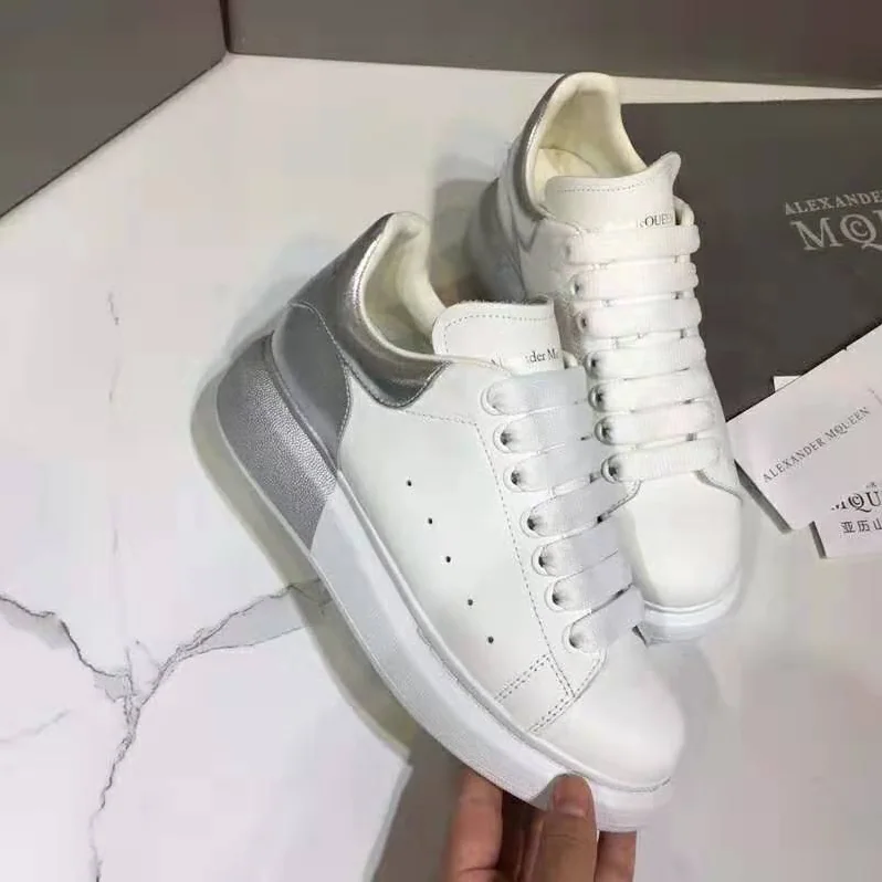 Alexander Mcqueen Oversized Sneaker White Smooth Calf Leather Lace for Women in Up Sneaker Alexander Mcqueen Oversized Sneaker White Smooth Calf Leather Lace for Women in Up Sneaker