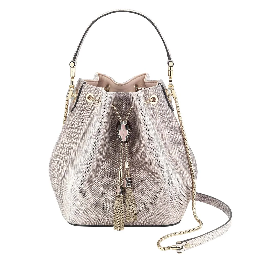 Bvlgari Serpenti Forever Bucket for Women in Silver