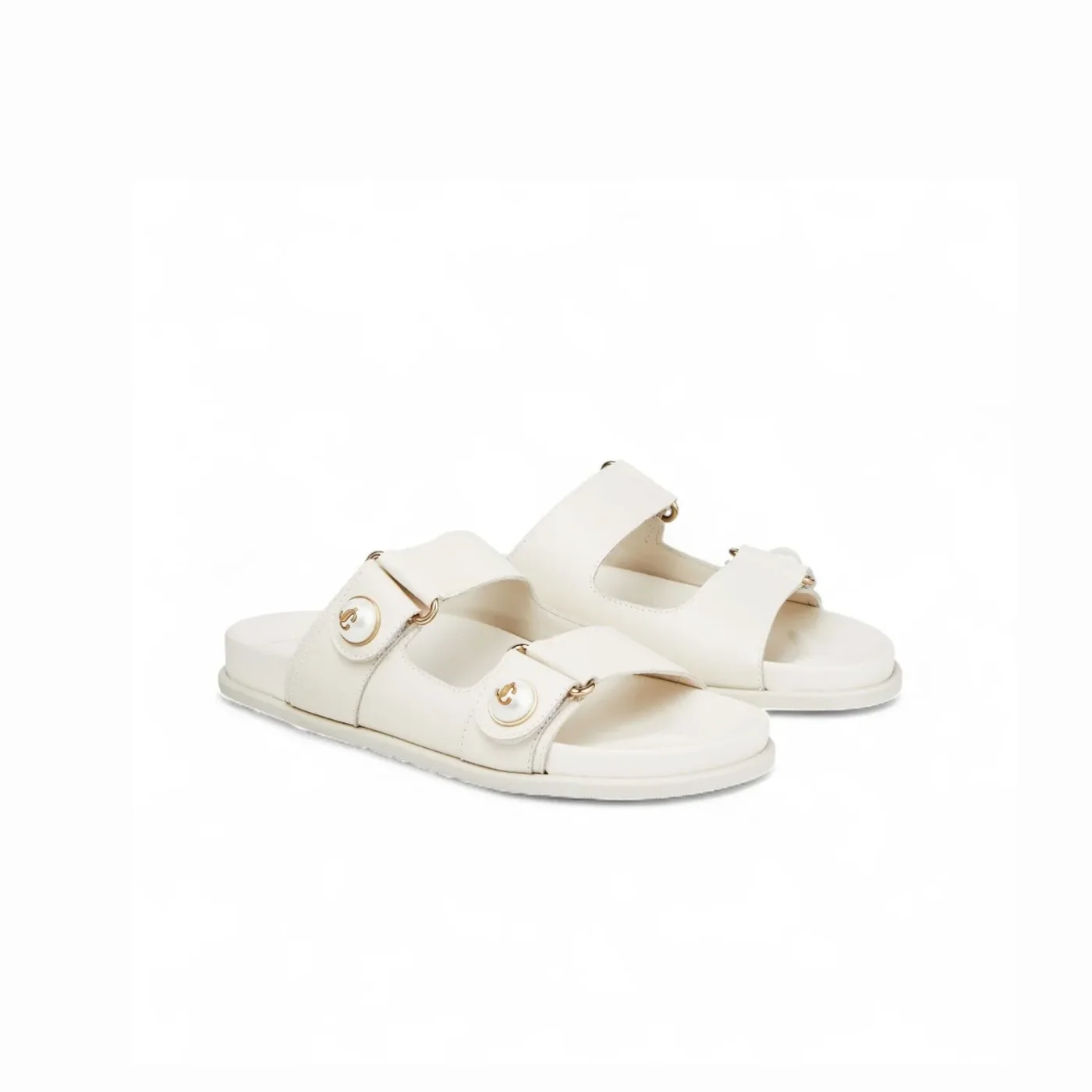 Jimmy Choo Fayence Sandal Latte FAYENCESANDALSQM