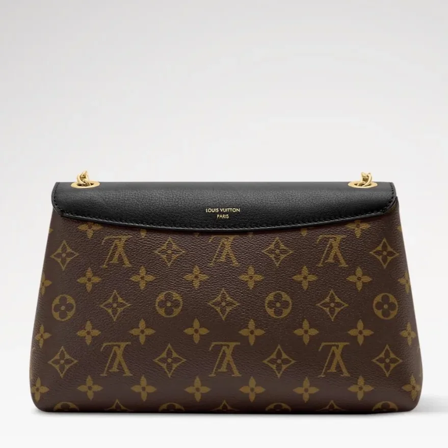 Louis Vuitton Madeleine PM Crossbody Bag in Black Monogram Gold Hardware