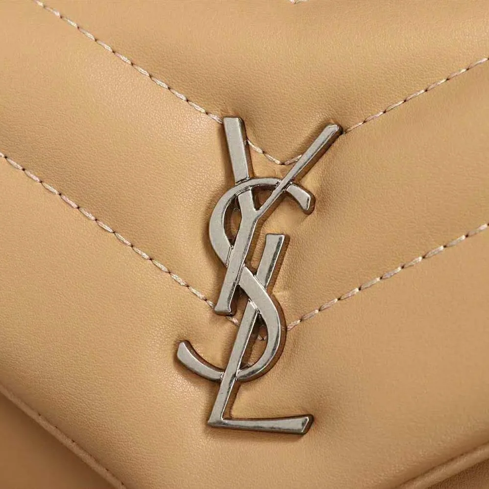 Saint Laurent YSL Loulou Small Matelasse Y Leather for Women in Sandy Saint Laurent YSL Loulou Small Matelasse Y Leather for Women in Sandy