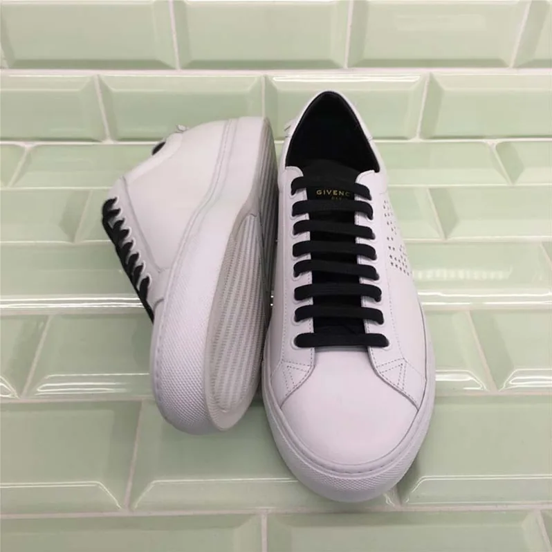 Givenchy 1952 Perforated Sneakers Shoes White for Men