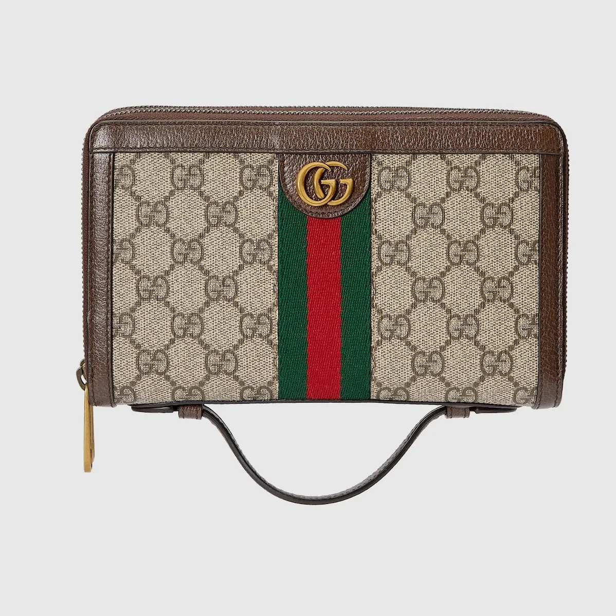Gucci Ophidia Travel Case Clutch & Pouch in Beige Gold Hardware Gucci Ophidia Travel Case Clutch & Pouch in Beige Gold Hardware