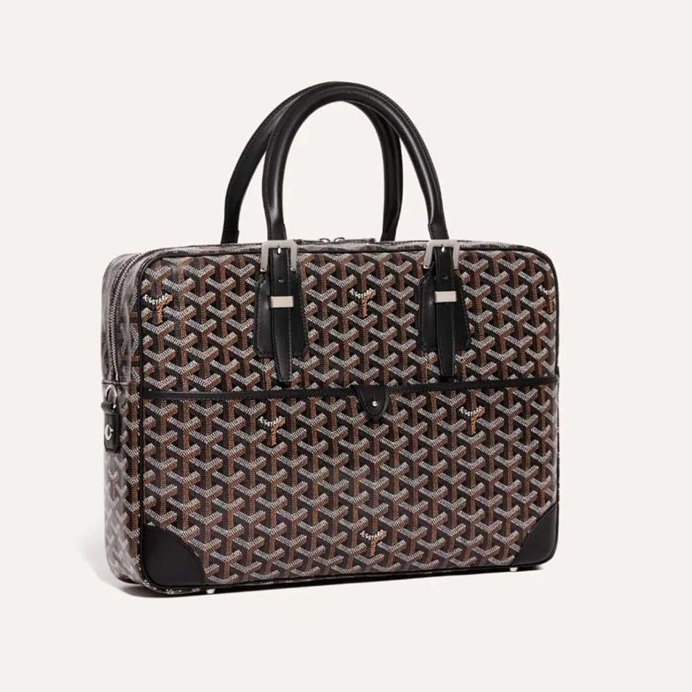 Goyard Ambassade MM Document Case for Women in Black
