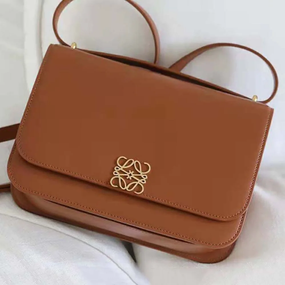 Loewe Goya Bag in Silk Calfskin for Women in Brown Loewe Goya Bag in Silk Calfskin for Women in Brown