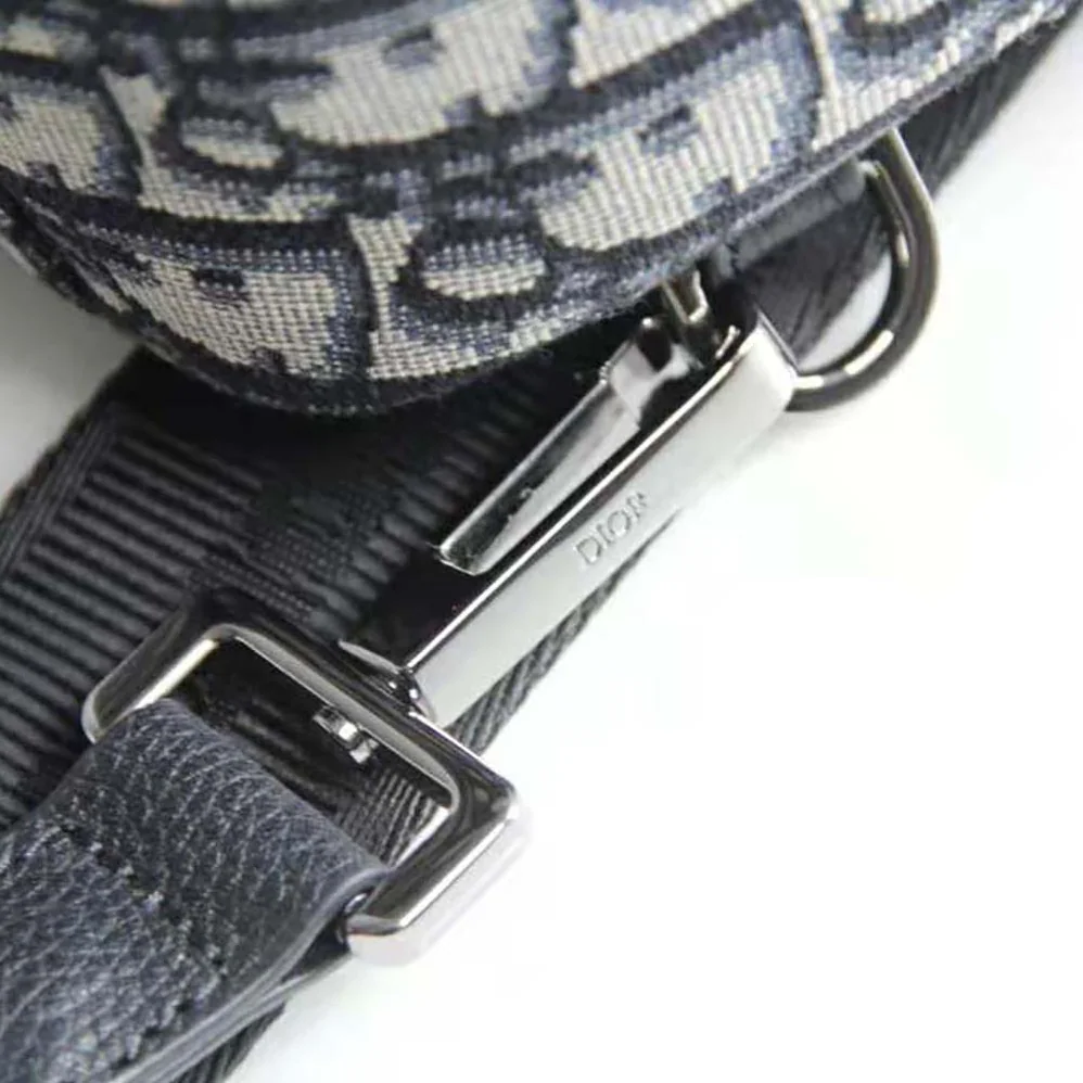 Dior Sling Bag Beige and Black Dior Oblique Jacquard for Men Dior Sling Bag Beige and Black Dior Oblique Jacquard for Men
