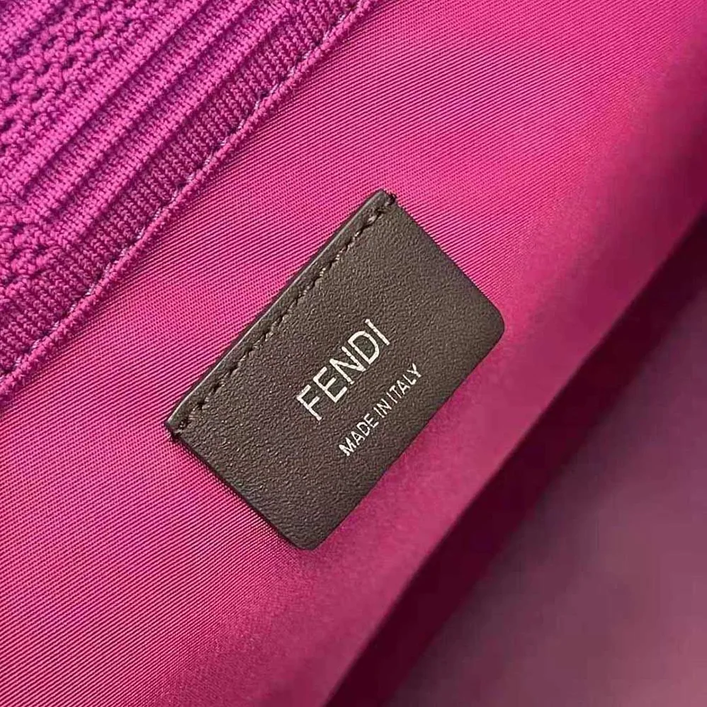 Fendi Sunshine Medium FF Fabric Shopper for Women in Purple Fendi Sunshine Medium FF Fabric Shopper for Women in Purple