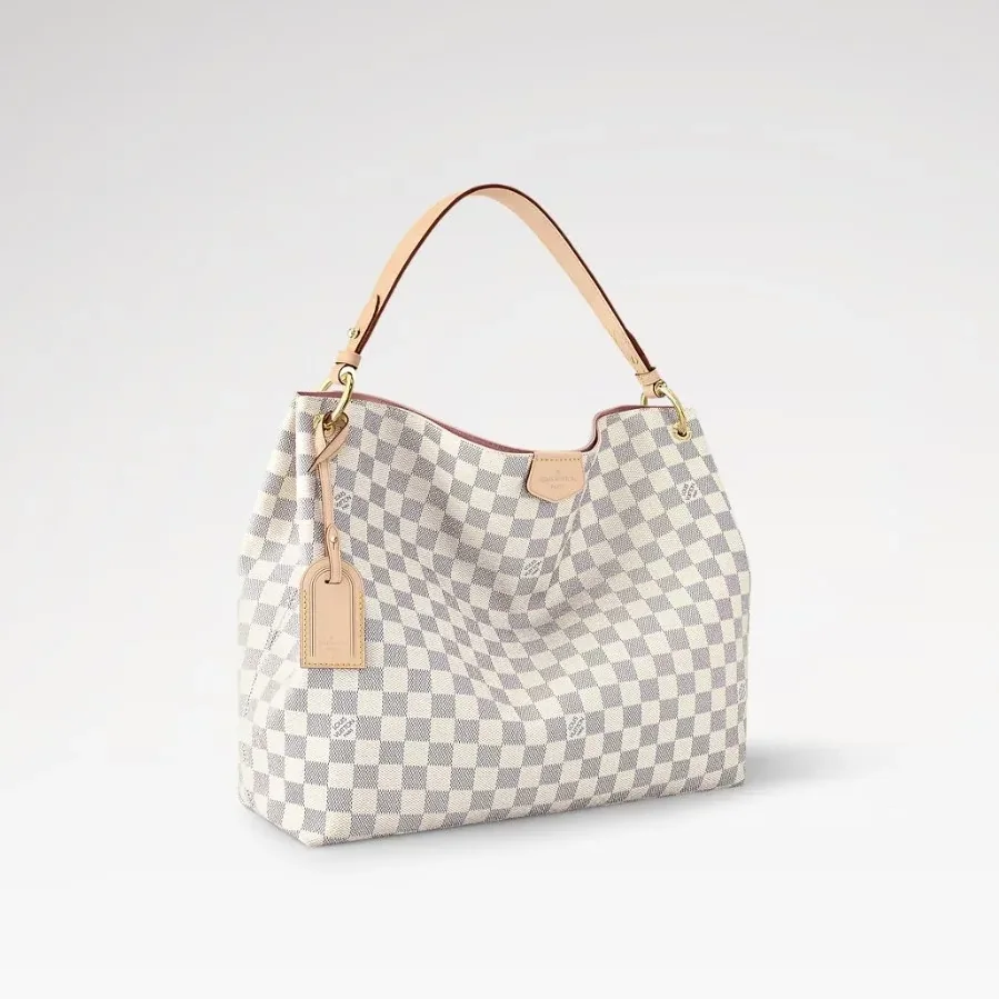Louis Vuitton Graceful PM Damier Azur Bag - / 13.8 Inches