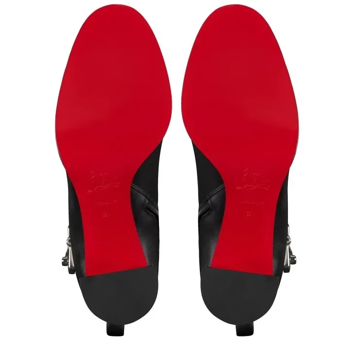 Christian Louboutin Booty Lock Low Boots Black