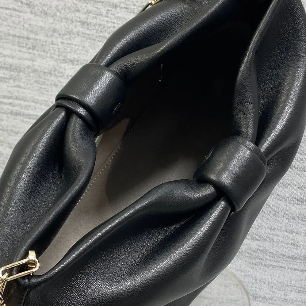 Dior Medium Dior Bow Bag Black Lambskin for Women