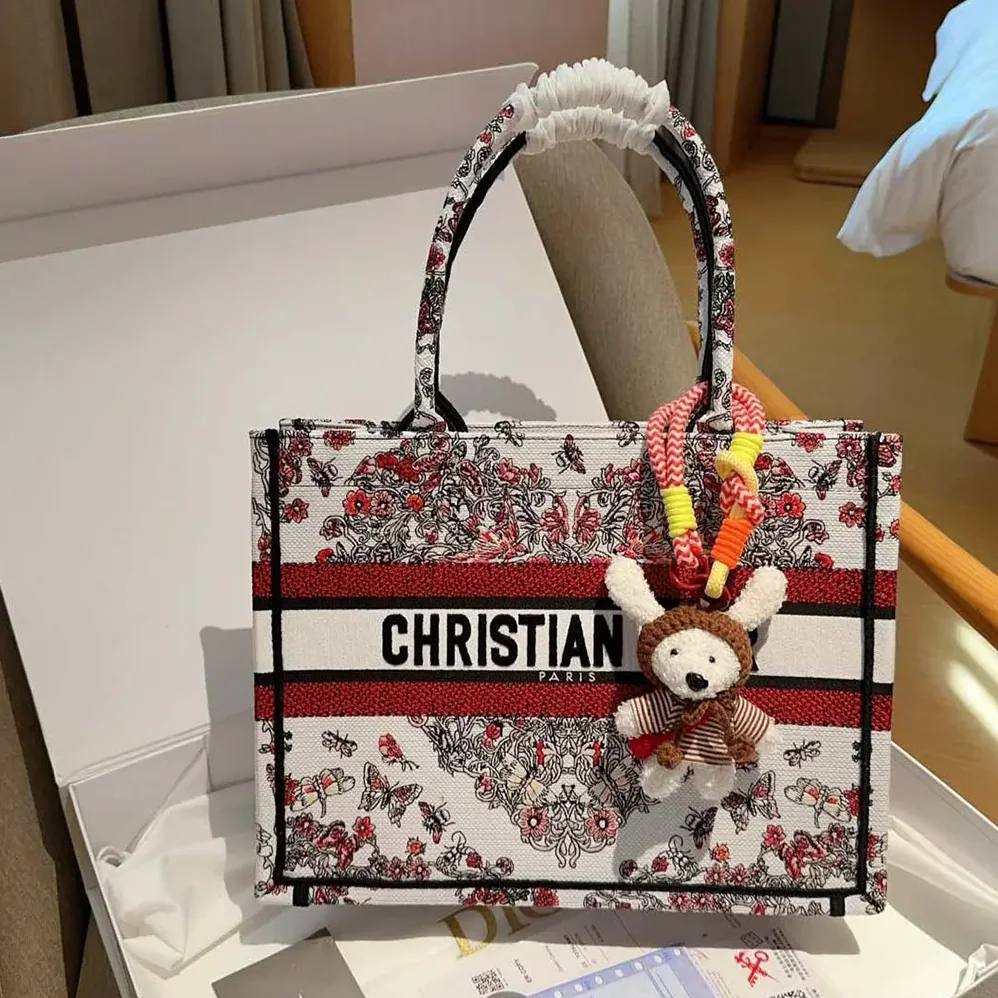 Dior Dioramour Medium Dior Book Tote Latte Embroidery for Women Dior Dioramour Medium Dior Book Tote Latte Embroidery for Women