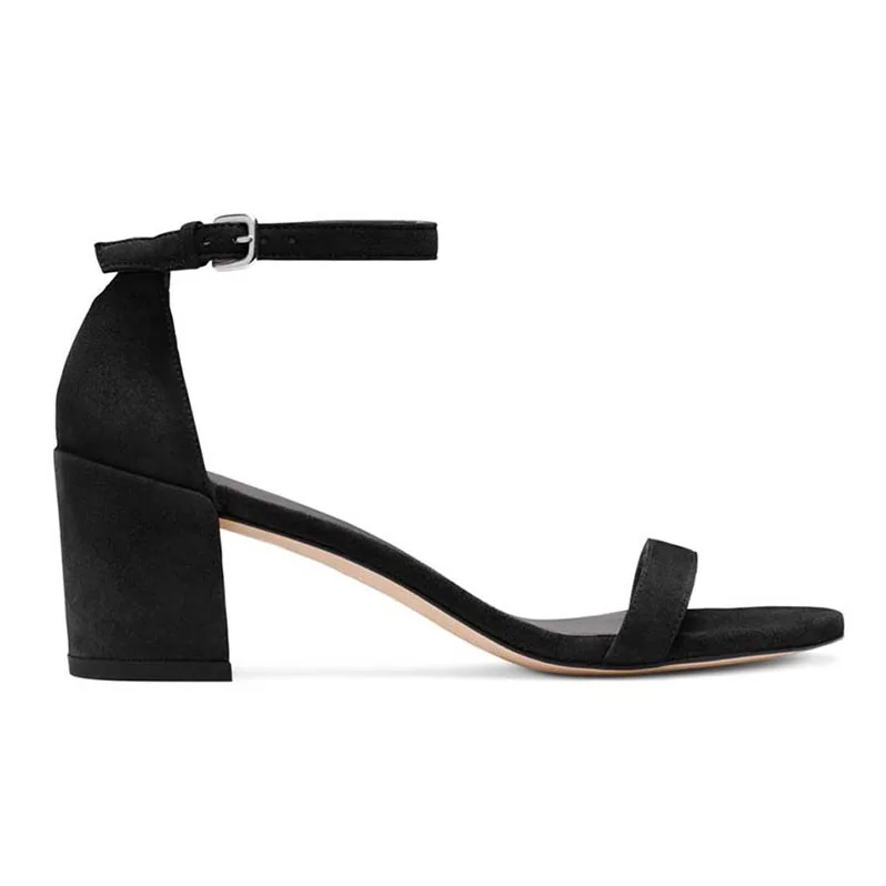 Stuart Weitzman The Simple Sandal 65mm Heel Height for Women in Black