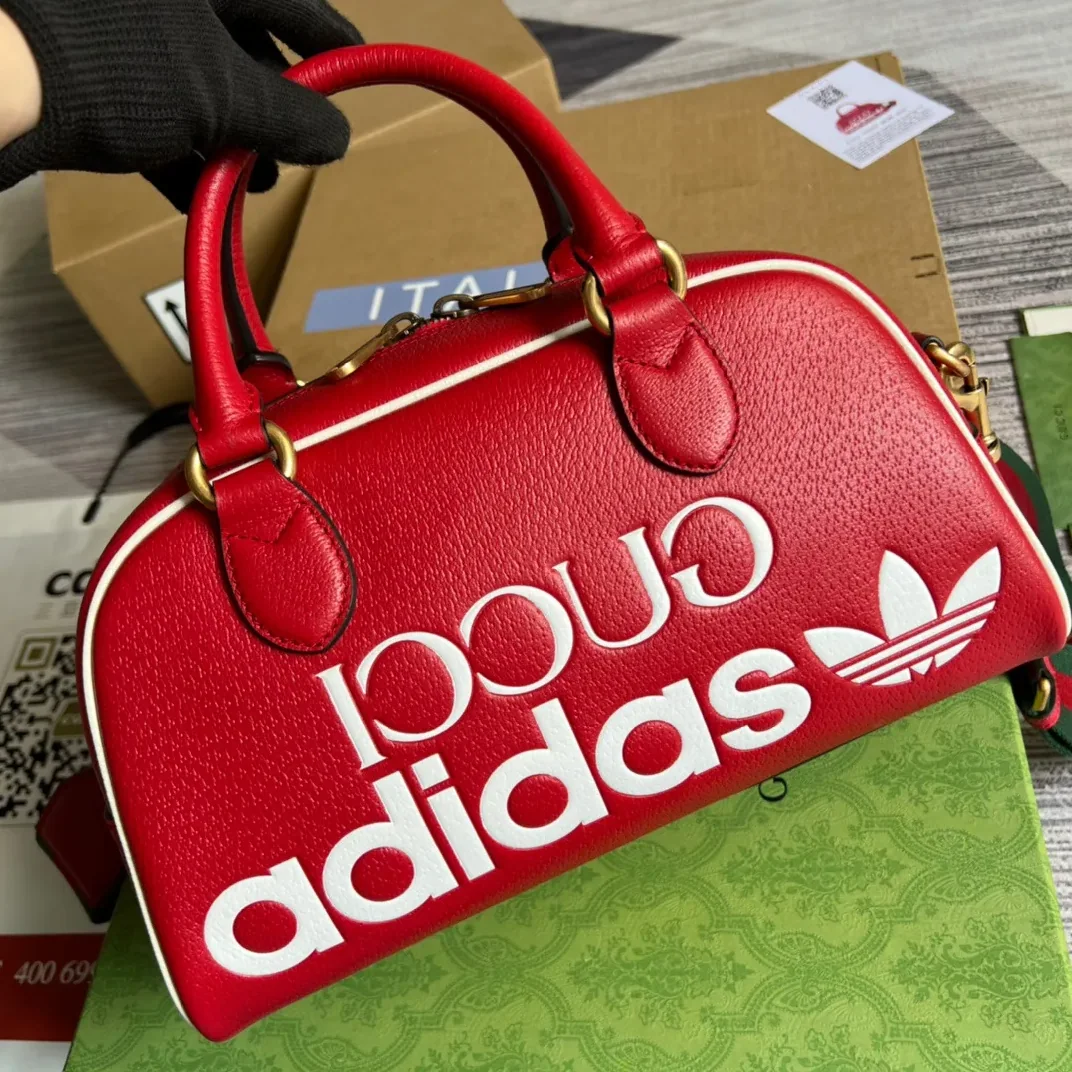 Gucci x Adidas Mini Duffle Bag Red / GG