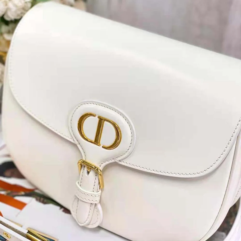 Dior Medium Dior Bobby Bag Latte Box Calfskin for Women