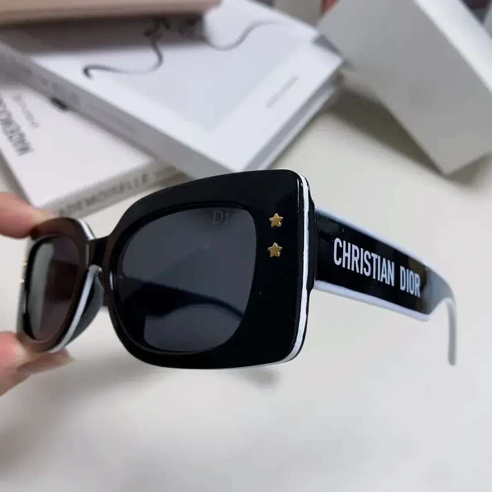 Dior DiorPacific S1U Black Square Sunglasses for Unisex