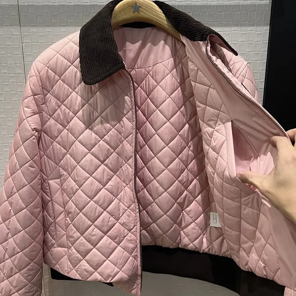 Loewe Short Jacket in Technical Fabric for Women in Light Pink Loewe Short Jacket in Technical Fabric for Women in Light Pink