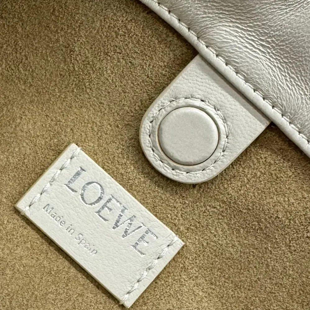 Loewe Mini Flamenco Purse Bag in Mellow Nappa Lambskin for Unisex in Sea Salt Loewe Mini Flamenco Purse Bag in Mellow Nappa Lambskin for Unisex in Sea Salt