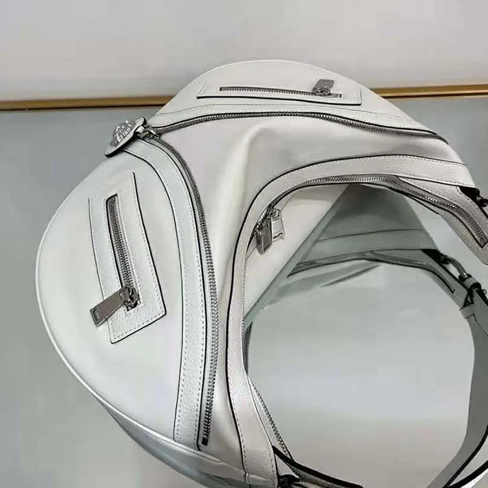 Versace Repeat Hobo Bag for Women in White