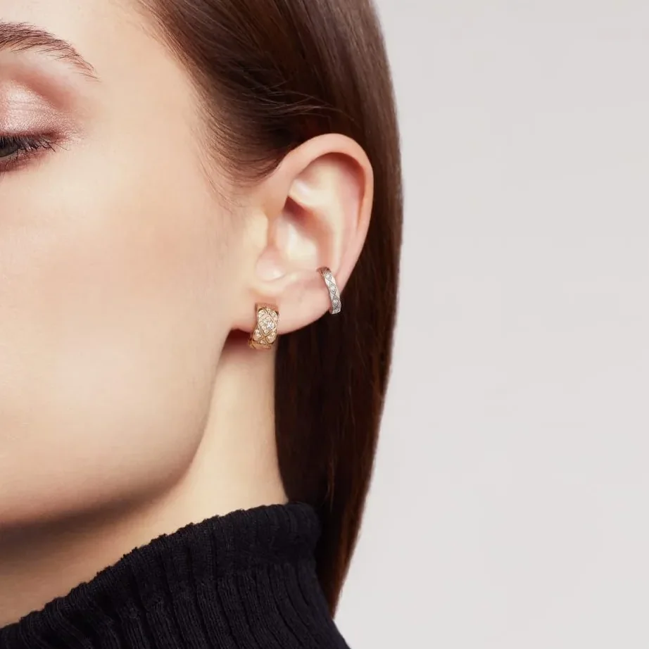 Chanel Coco Crush Single Earring White Gold Chanel Coco Crush Single Earring White Gold