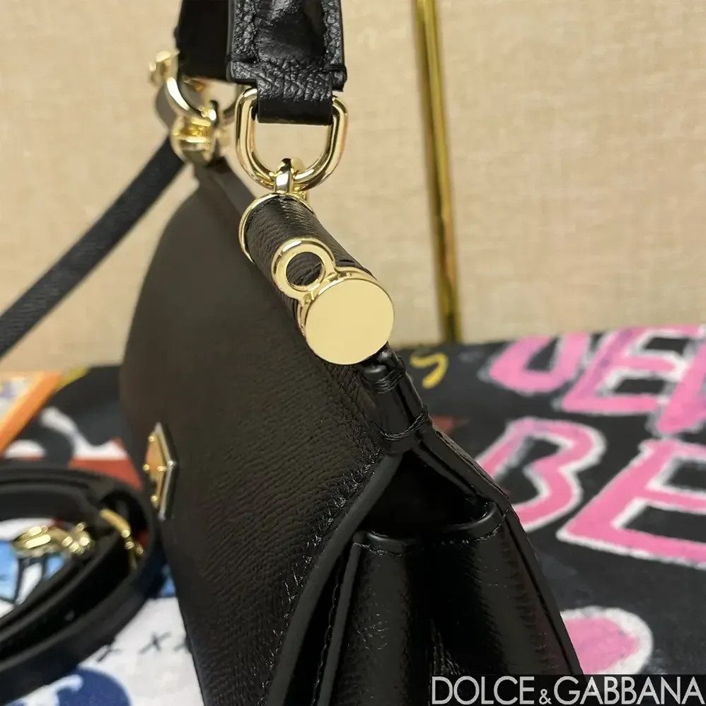 Dolce Gabbana D&G Small Sicily Handbag for Women in Black