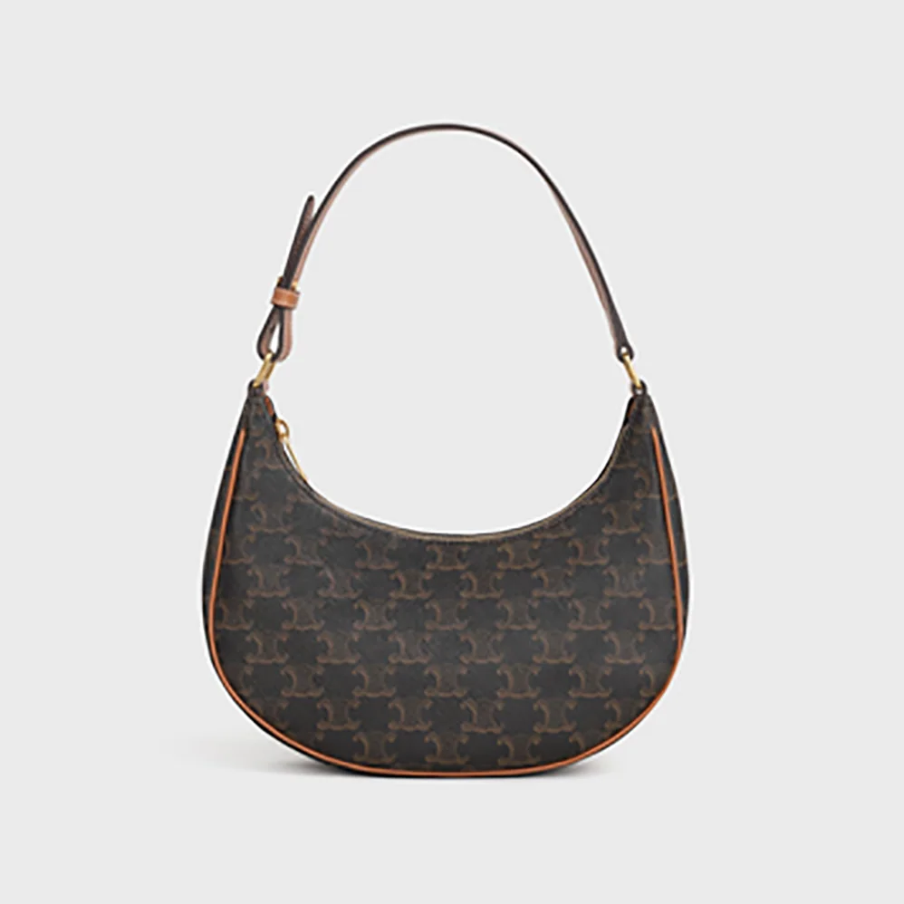 Celine Ava Bag in Triomphe Canvas for Women in Brown Celine Ava Bag in Triomphe Canvas for Women in Brown