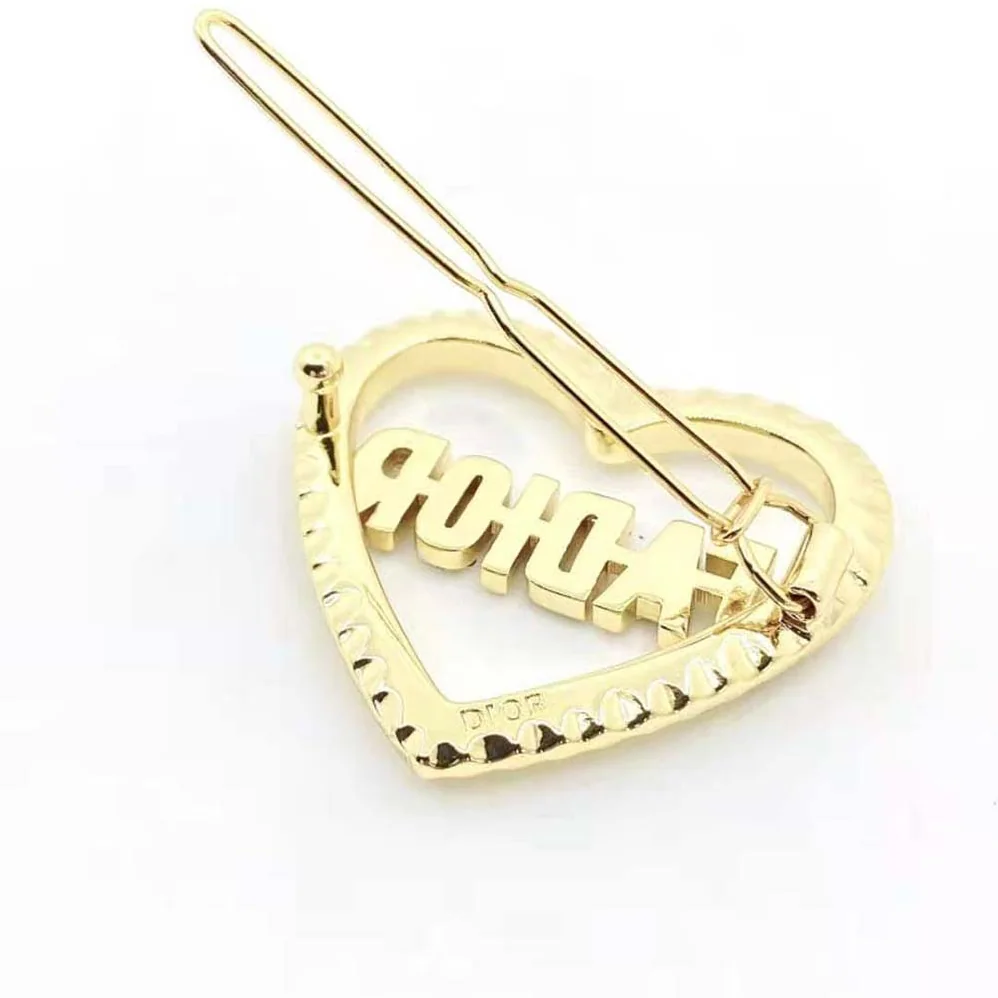 Dior Jadior Brooch Gold-Finish Metal and White Crystals for Women
