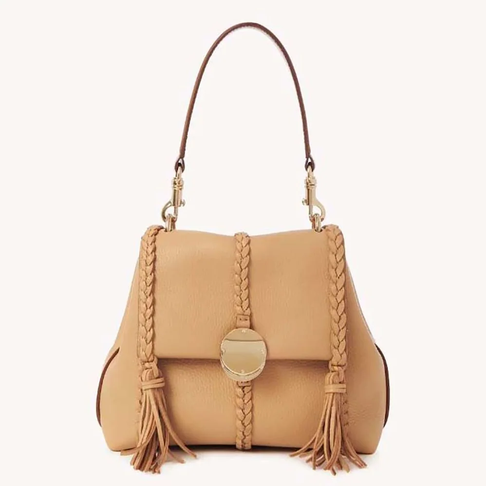 Chloe Penelope Small Soft Shoulder Bag for Women in Sandy Chloe Penelope Small Soft Shoulder Bag for Women in Sandy