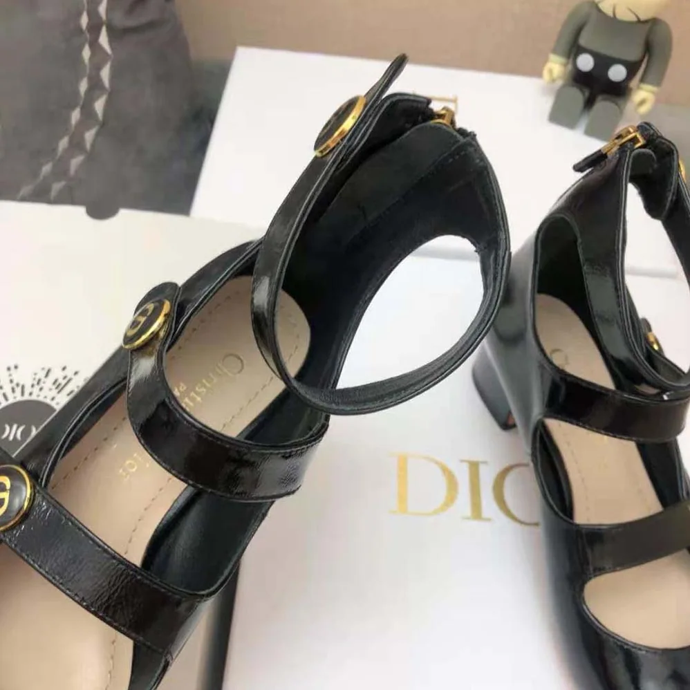 Dior D-Doll Pump Black Shiny Calfskin for Women Dior D-Doll Pump Black Shiny Calfskin for Women