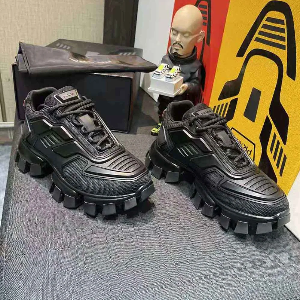 Prada Cloudbust Thunder Sneakers for Women in Black