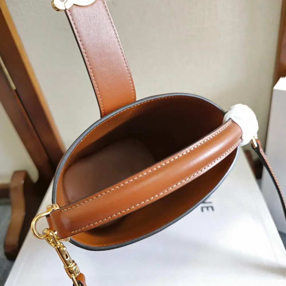 Celine Small Bucket Louise in Smooth Calfskin for Women in Brown Celine Small Bucket Louise in Smooth Calfskin for Women in Brown