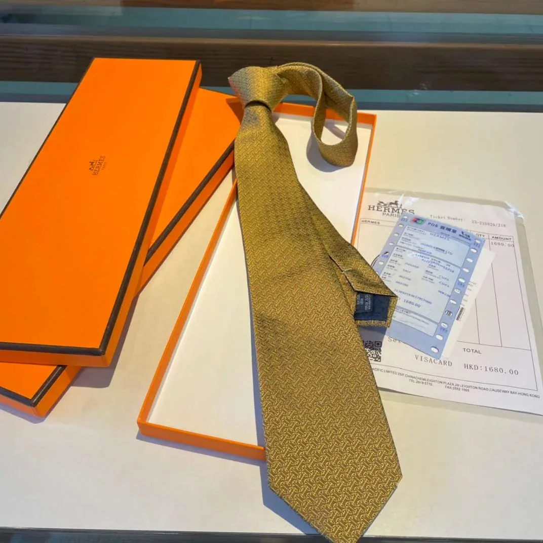 Hermes Tie Larguez Les Amarres Twillbi Yellow Hermes Tie Larguez Les Amarres Twillbi Yellow