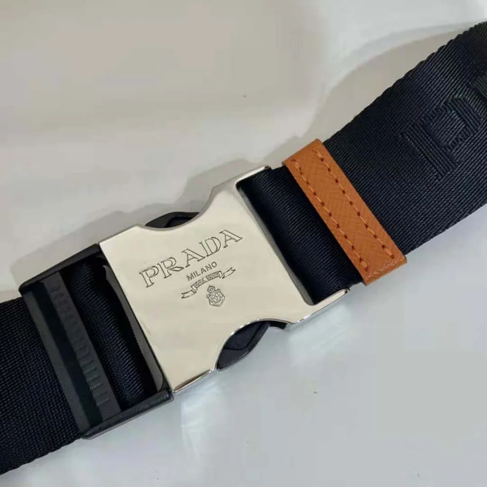 Prada Saffiano Leather Belt Bag for Men in Orange Prada Saffiano Leather Belt Bag for Men in Orange