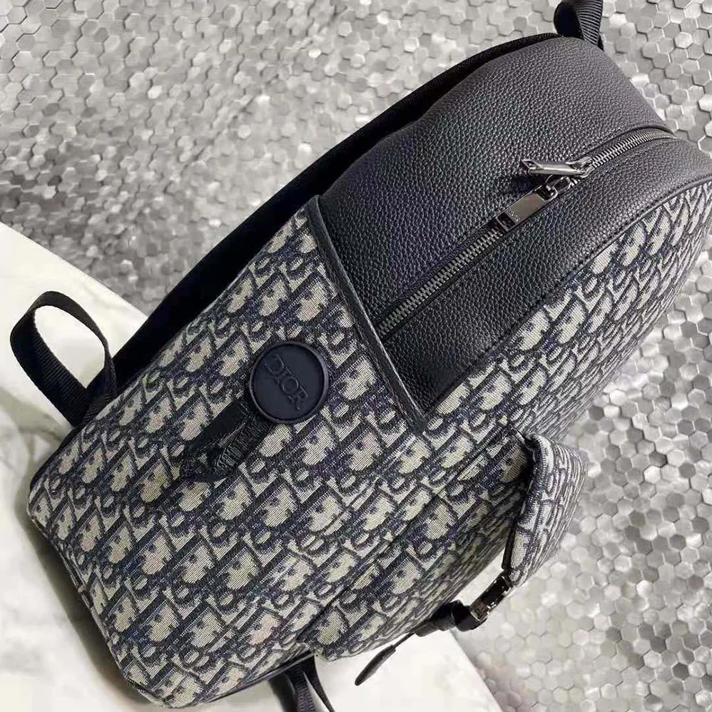 Dior Explorer Backpack Beige and Black Dior Oblique Jacquard for Men Dior Explorer Backpack Beige and Black Dior Oblique Jacquard for Men