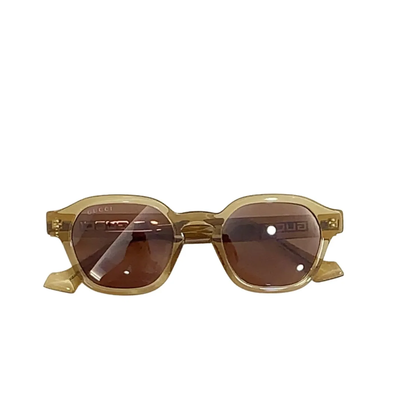 Gucci Transparent Yellow Frame Sunglasses Gucci Transparent Yellow Frame Sunglasses