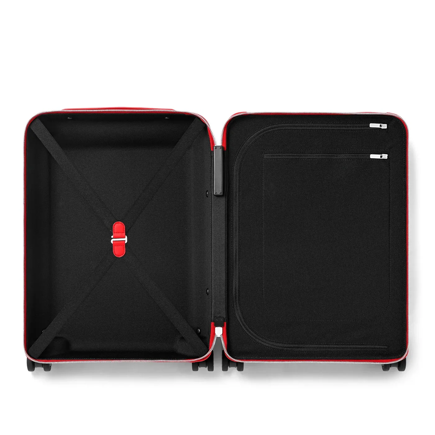 Louis Vuitton Horizon 55 Suitcase in Red Silver Hardware Louis Vuitton Horizon 55 Suitcase in Red Silver Hardware