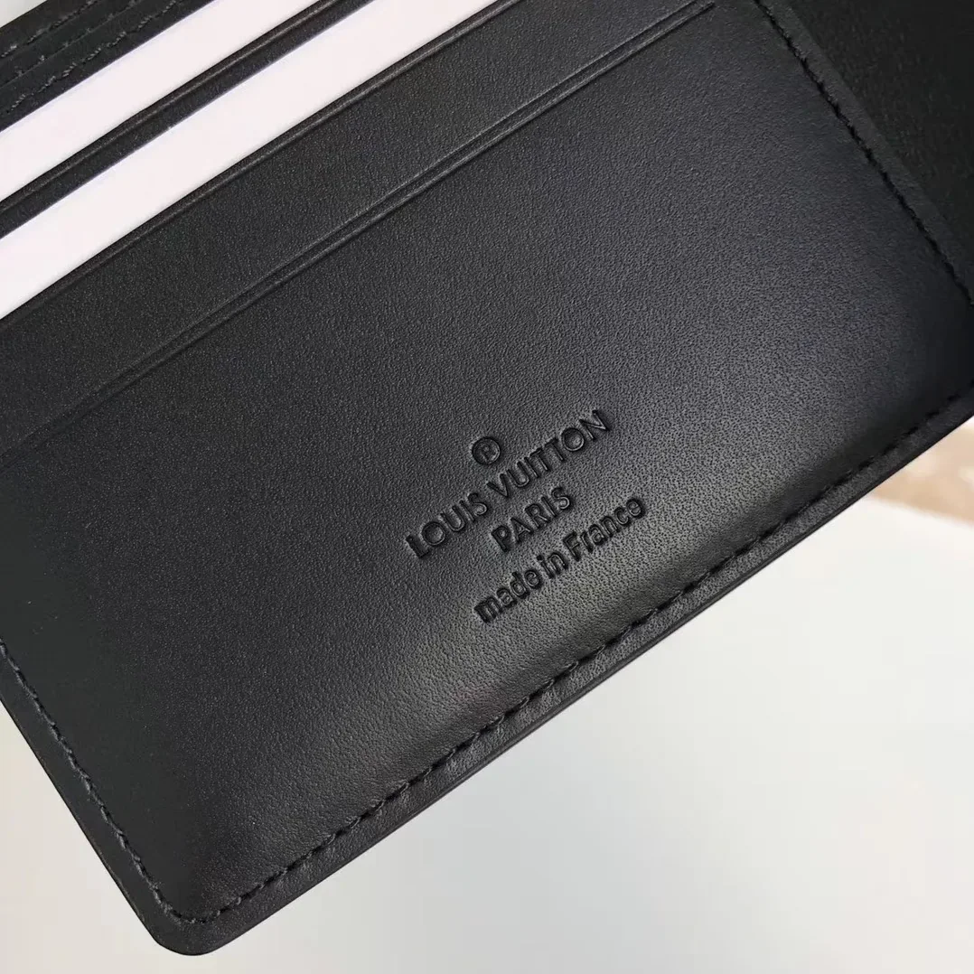 Louis Vuitton Multiple Wallet In Black Monogram Shadow Louis Vuitton Multiple Wallet In Black Monogram Shadow