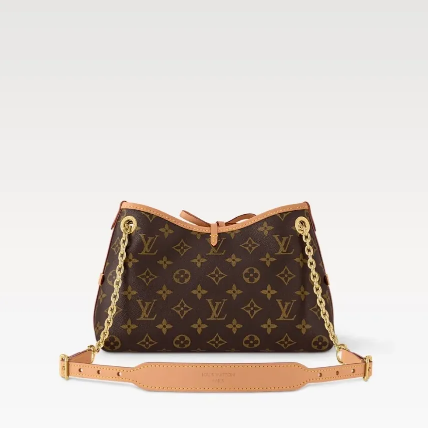 Louis Vuitton CarryAll BB Shoulder Bag in Monogram Brown