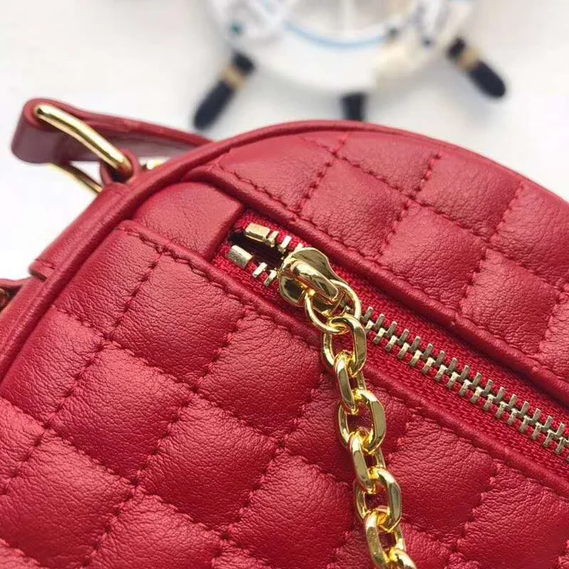 Celine Small C Charm Bag in Quilted Calfskin for Women in Red Celine Small C Charm Bag in Quilted Calfskin for Women in Red