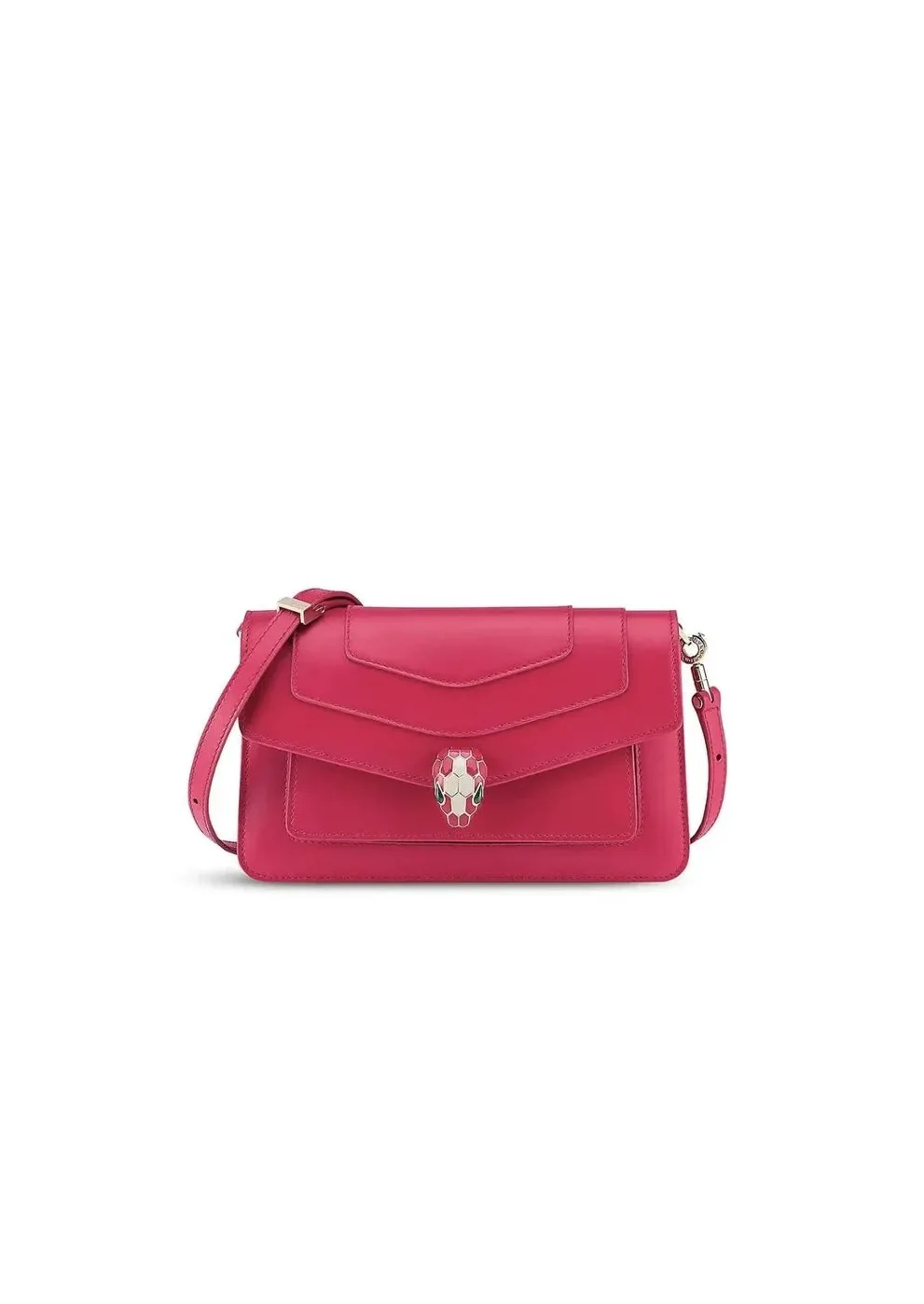 BVLGari Serpenti Forever East in West Shoulder Bag Pink